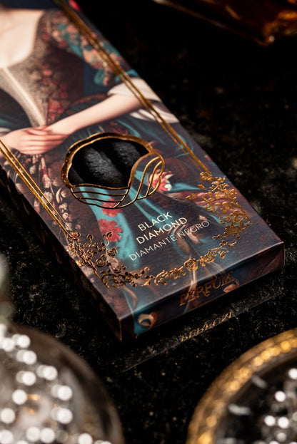 Bețișoare parfumate Black Diamond pentru intuiție și claritate (TAO Perfum Premium)