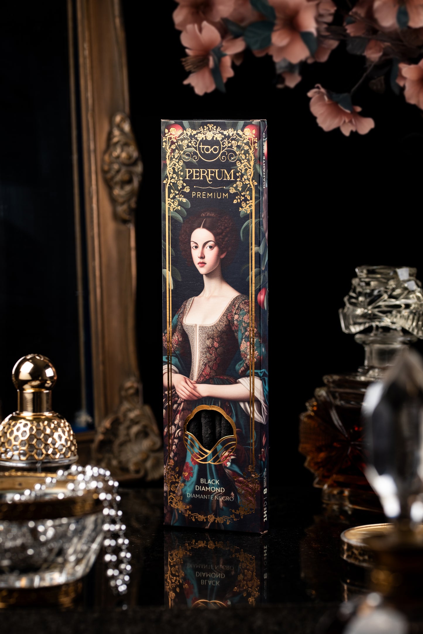 Bețișoare parfumate Black Diamond pentru intuiție și claritate (TAO Perfum Premium)