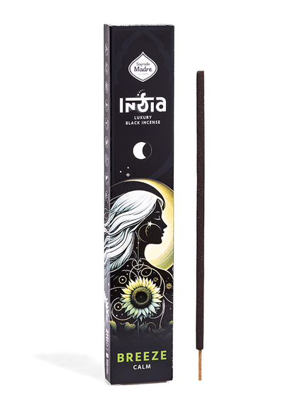 Bețișoare parfumate Breeze pentru calm (SAGRADA MADRE – India Black)