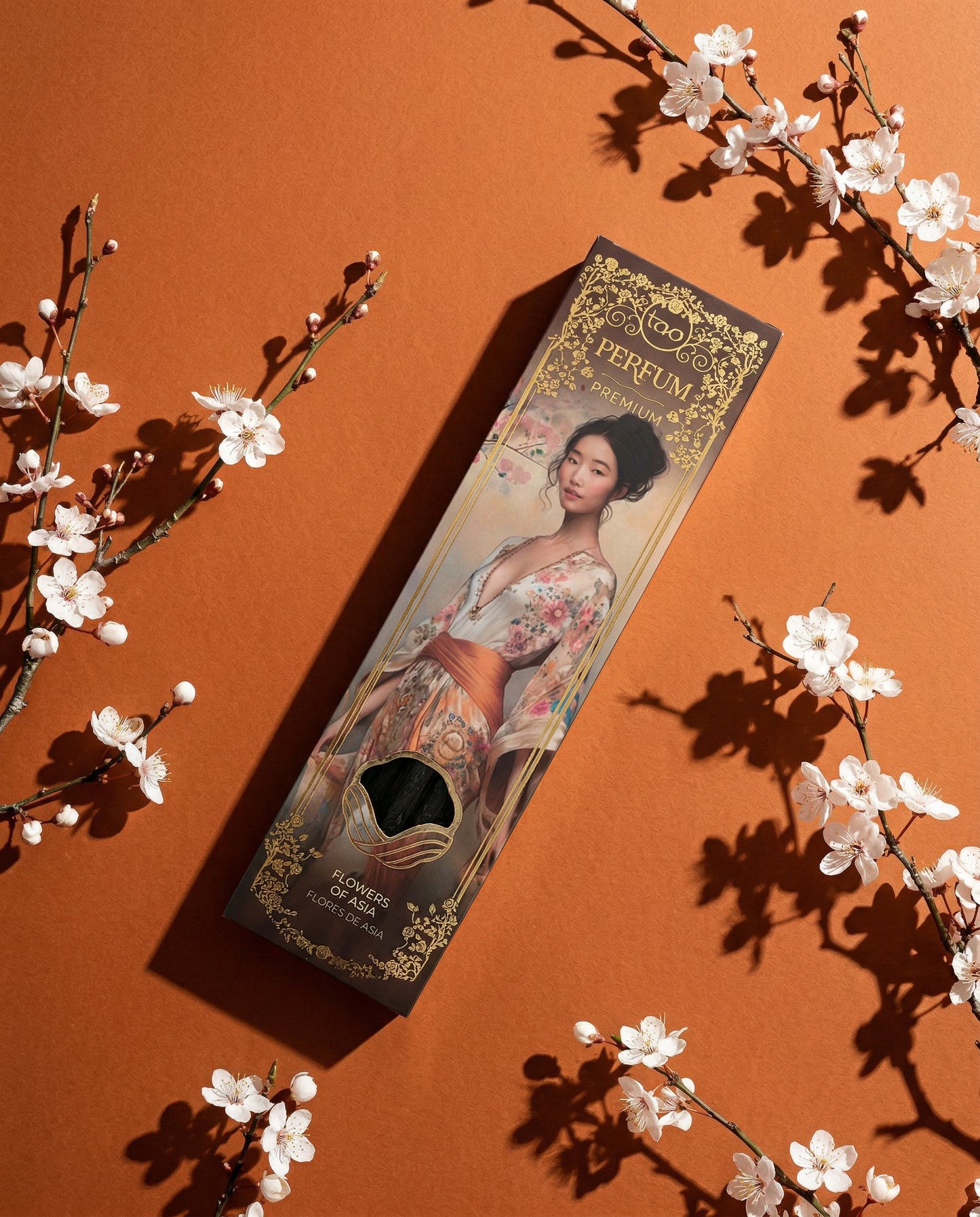 Bețișoare parfumate Flowers of Asia pentru pace și armonie amplificată (TAO Perfum Premium)