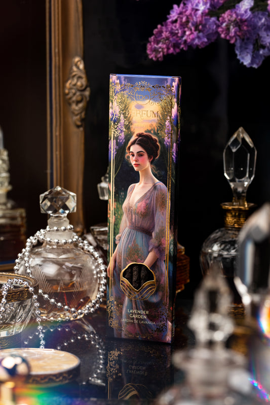 Bețișoare parfumate Lavander Garden pentru relaxare profundă (TAO Perfum Premium)