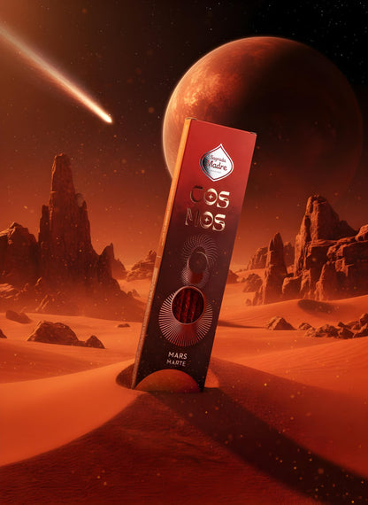 Bețișoare parfumate Marte cu Fructe roșii și Palo Santo pentru curățare, curaj și putere (SAGRADA MADRE – Cosmos)