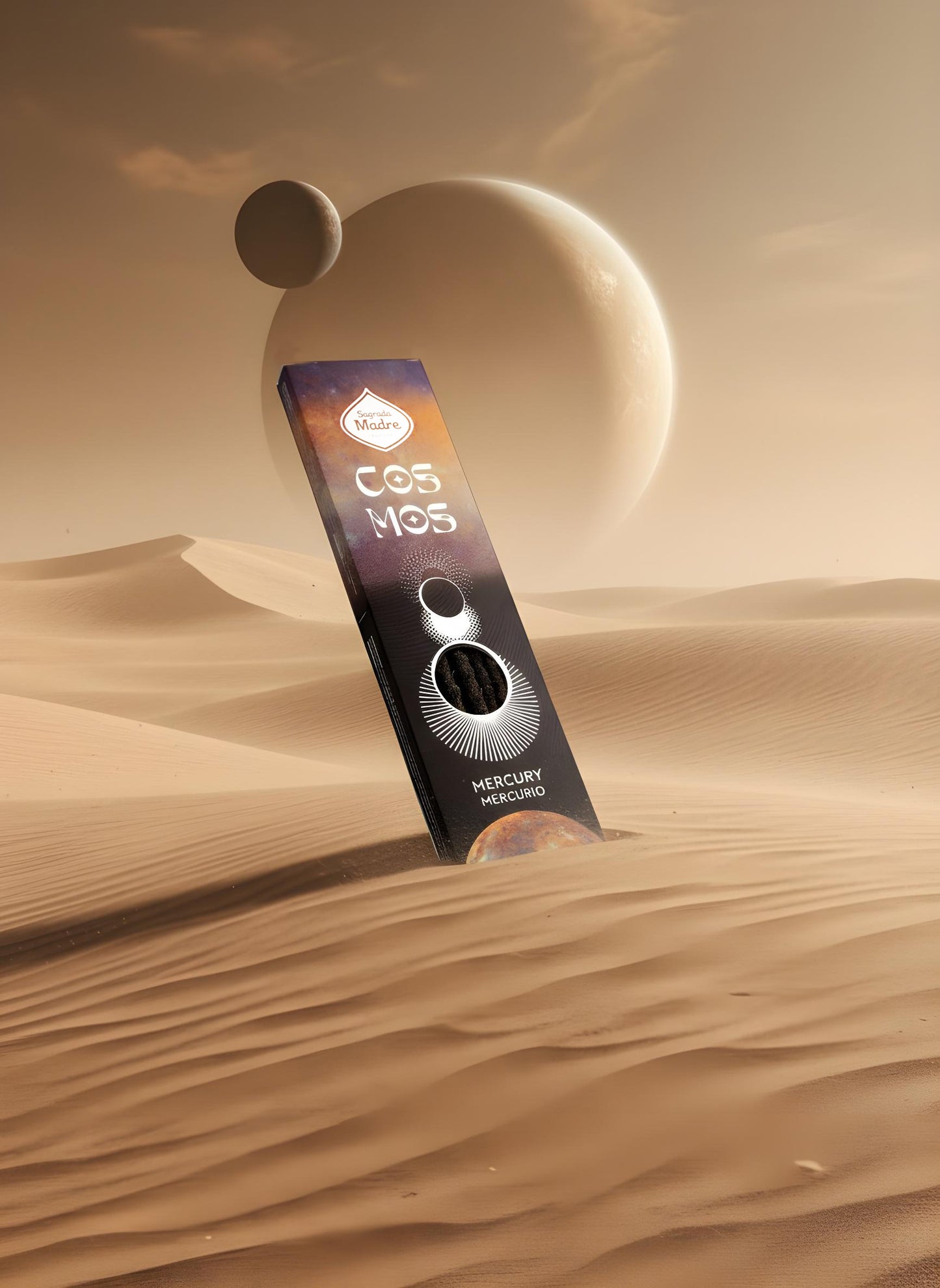 Bețișoare parfumate Mercur cu Hindu și Yagra pentru creativitate, claritate și comunicare (SAGRADA MADRE – Cosmos)