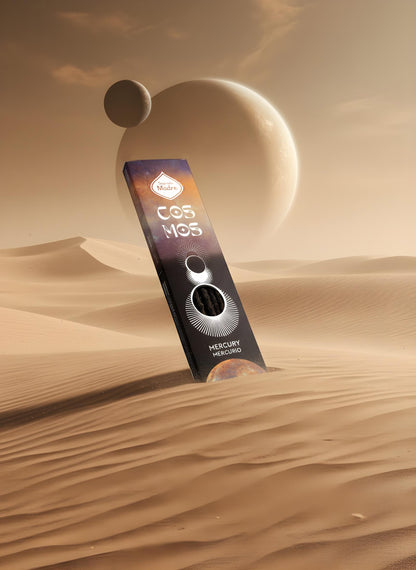 Bețișoare parfumate Mercur cu Hindu și Yagra pentru creativitate, claritate și comunicare (SAGRADA MADRE – Cosmos)