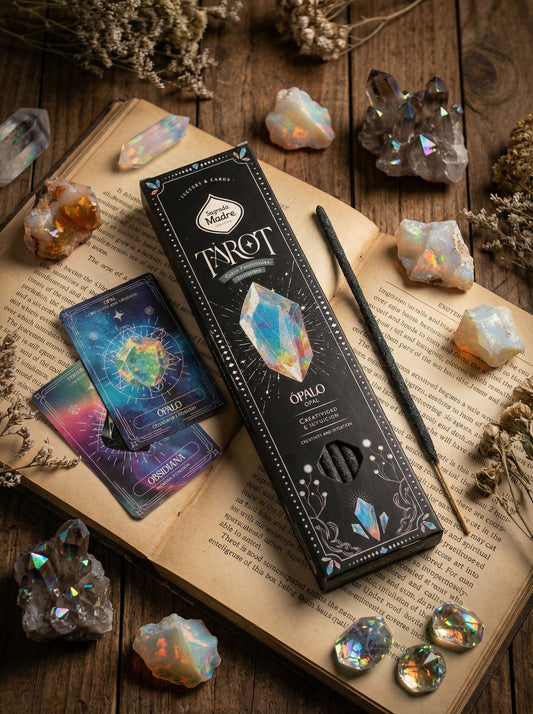 Bețișoare parfumate Opal pentru creativitate și intuiție (SAGRADA MADRE - Tarot Gemas)