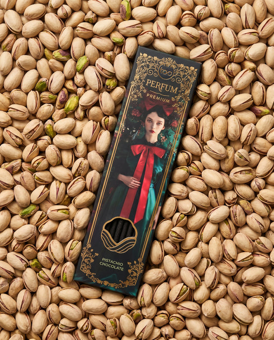 Bețișoare parfumate Pistachio Chocolate pentru echilibru și bucurie (TAO Perfum Premium)