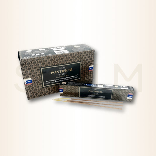 Bețișoare parfumate Pontifical pentru purificare, sacralitate și protecție (SATYA)