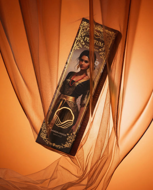 Bețișoare parfumate Sandalwood pentru pace interioară și introspecție (TAO Perfum Premium)