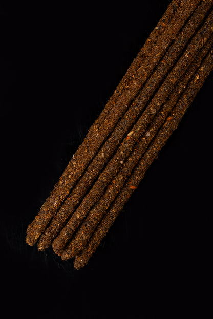 Bețișoare parfumate Saturn cu Smirnă și Chiparos pentru energie, focus și înțelepciune (SAGRADA MADRE – Cosmos)