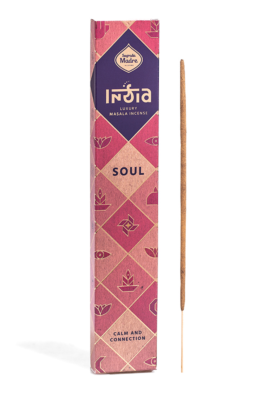 Bețișoare parfumate Soul pentru calm și conexiune (SAGRADA MADRE – India Masala)