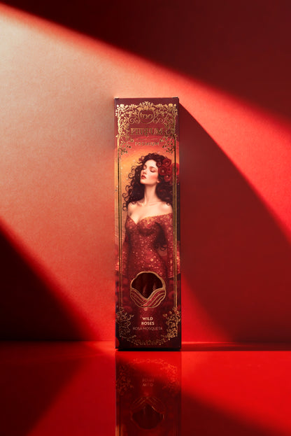 Bețișoare parfumate Wild Roses pentru amplificarea pasiunii (TAO Perfum Premium)