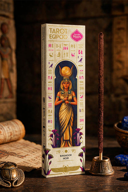 Bețișoare parfumate cu Bakhoor pentru protecție energetică, prosperitate și conexiune spirituală (SAGRADA MADRE - Tarot Egipcio)