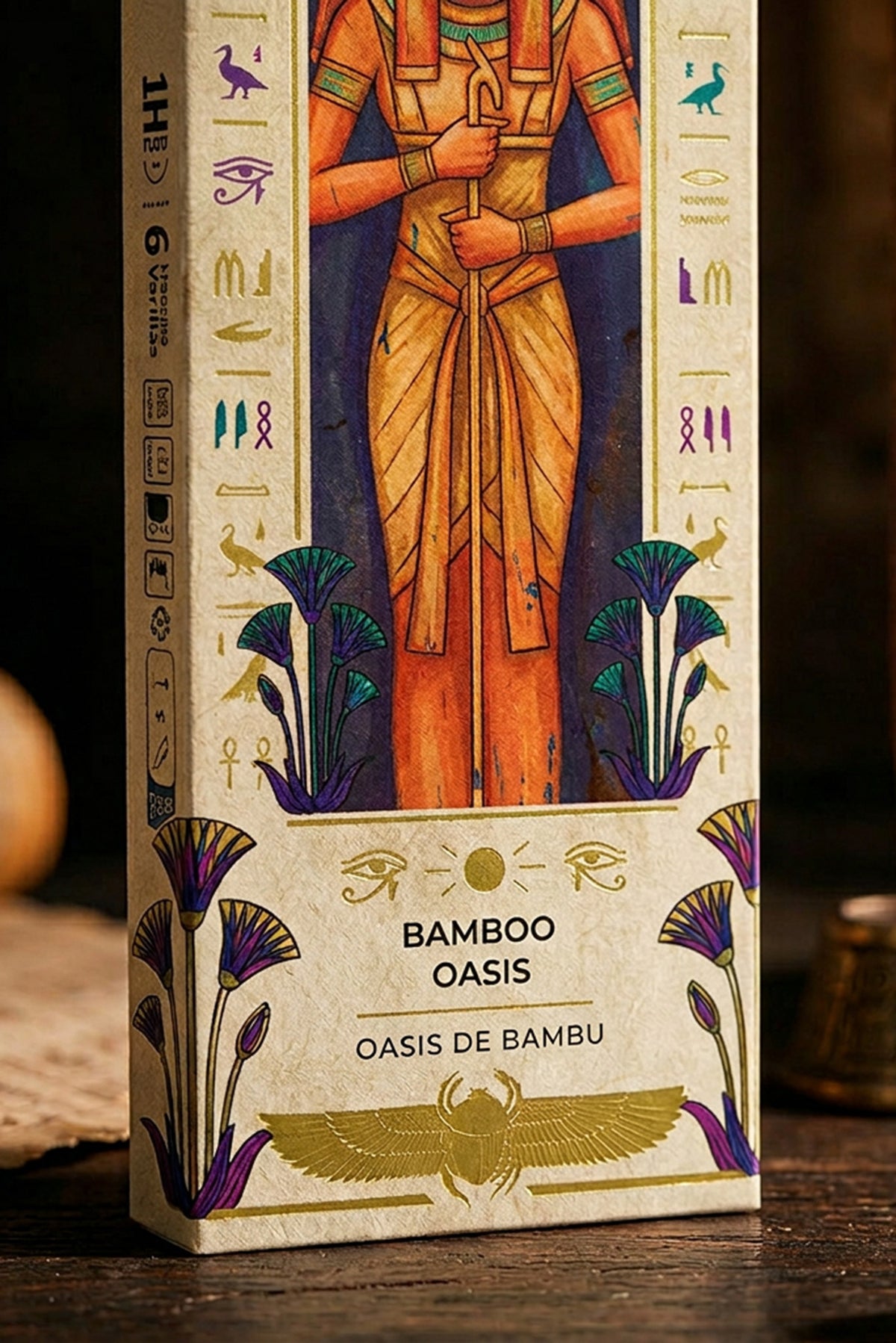 Bețișoare parfumate cu Bambus pentru energie și revitalizare (SAGRADA MADRE - Tarot Egipcio)