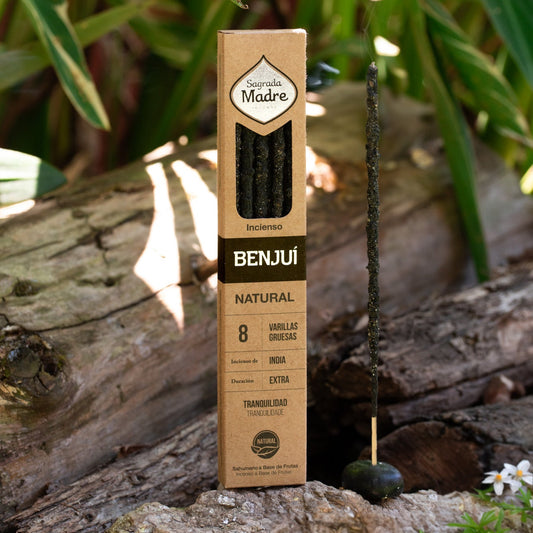 Bețișoare parfumate cu Benzoin (Benjui) pentru relaxare și armonie (SAGRADA MADRE - Natural)