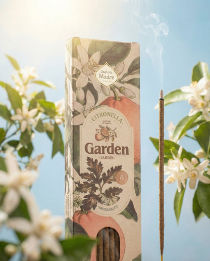 Bețișoare parfumate cu Citronela, Grapefruit și Pomelo pentru energie și creativitate (SAGRADA MADRE – Garden)