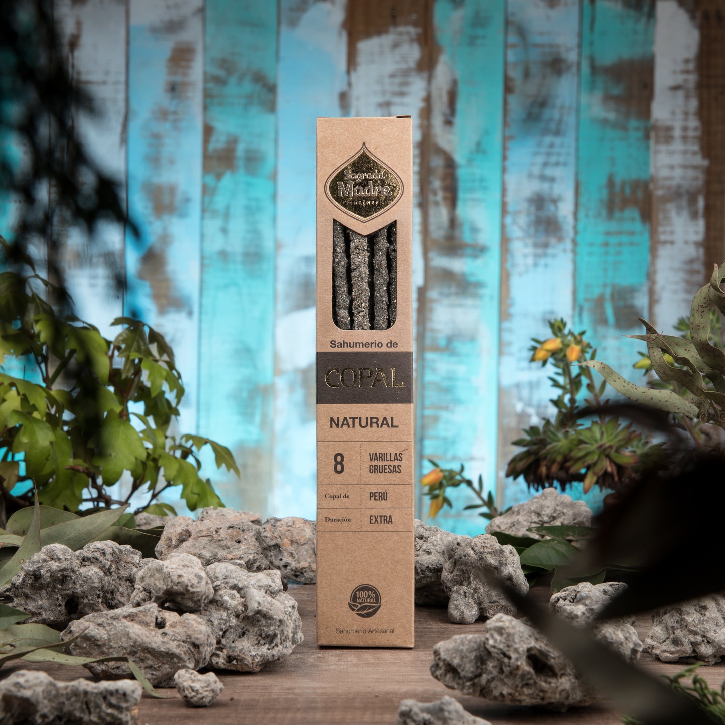 Bețișoare parfumate cu Copal pentru curățare energetică profundă și purificare (SAGRADA MADRE – Natural)