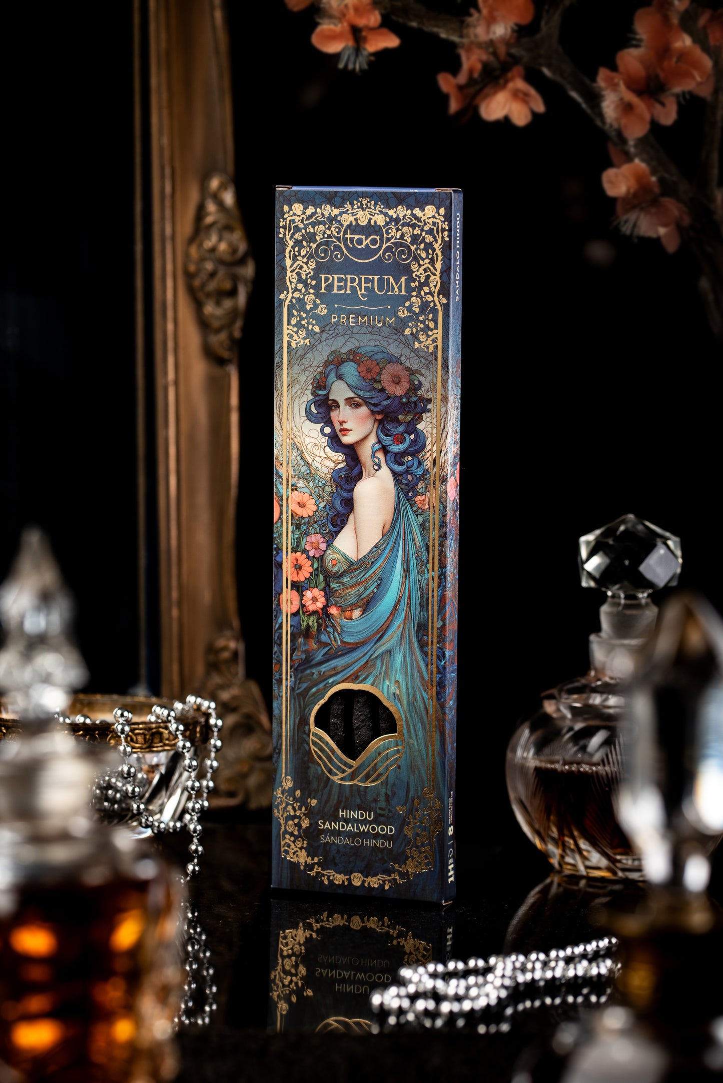 Bețișoare parfumate cu Hindu și Santal pentru calm și pace interioară (TAO Perfum Premium)
