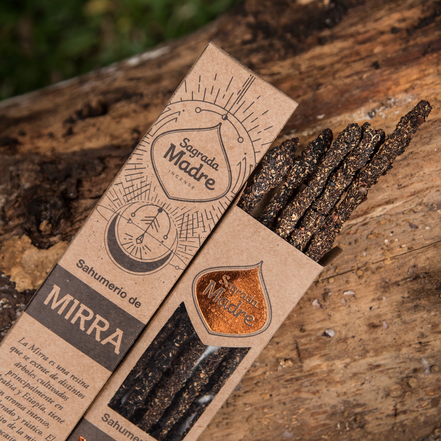 Bețișoare parfumate cu Smirnă pentru vindecare și protecție (SAGRADA MADRE – Natural)