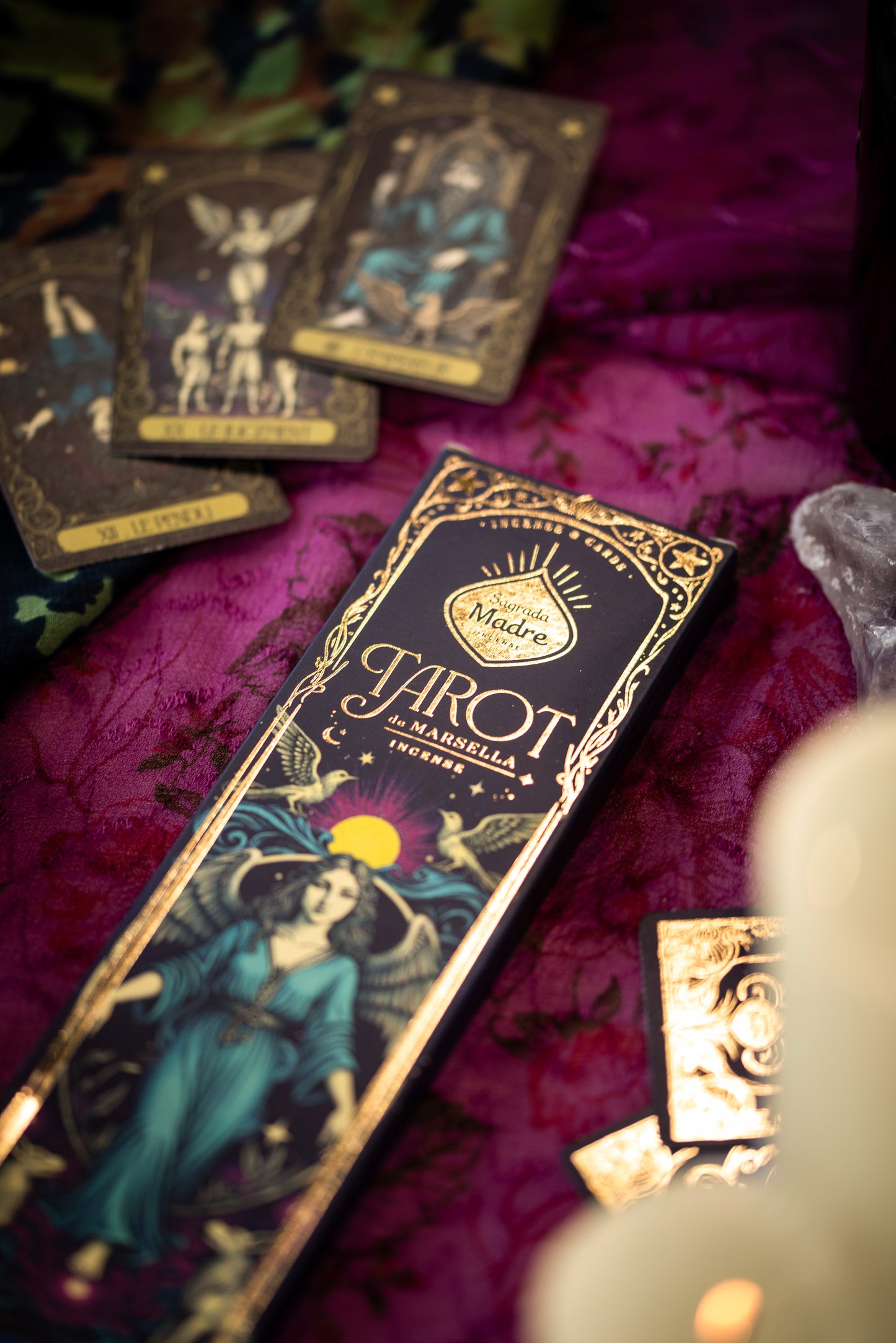 Betisoare parfumate naturale Sagrada Madre Tamaie Tarot
