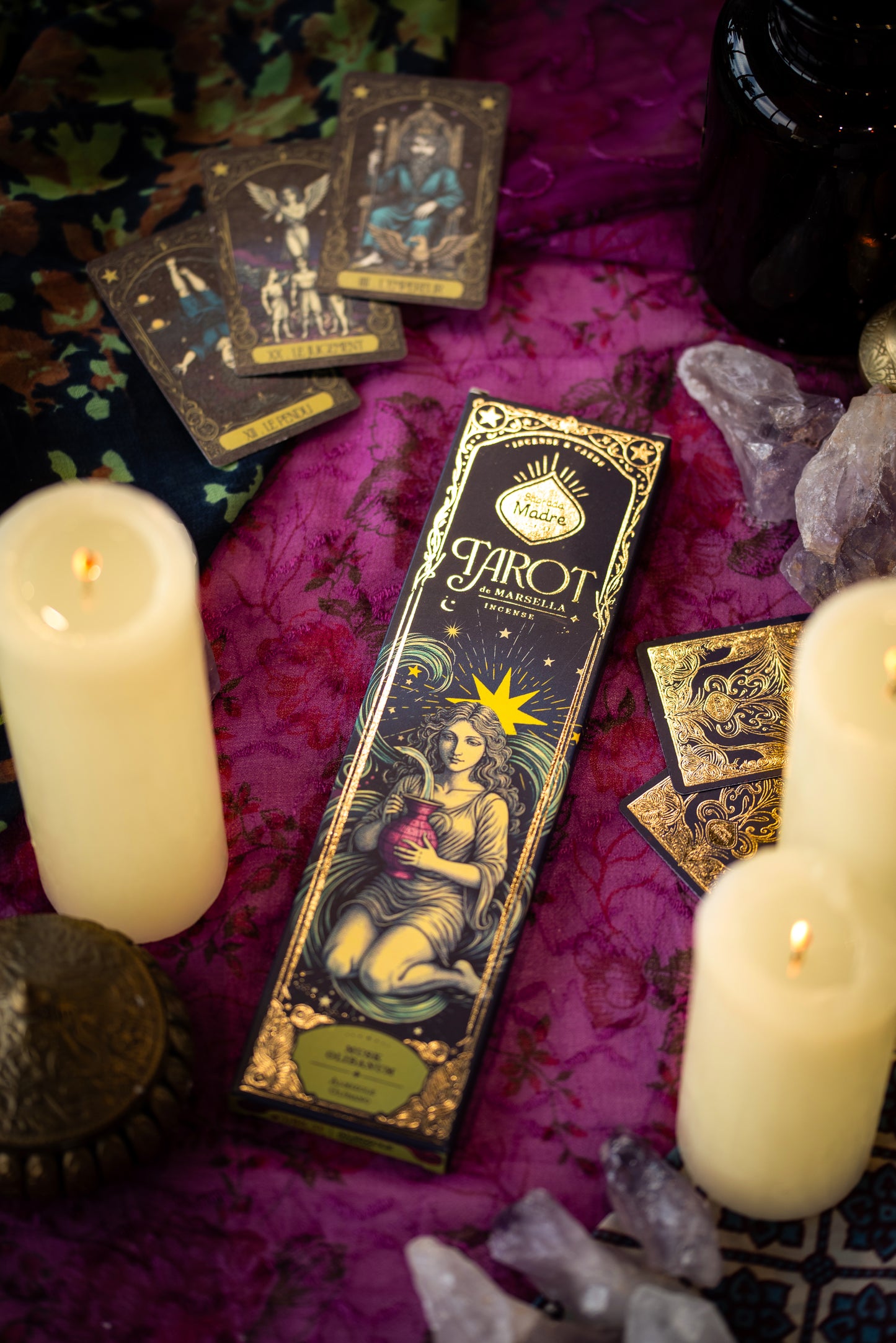 Betisoare parfumate naturale Sagrada Madre Tamaie Tarot