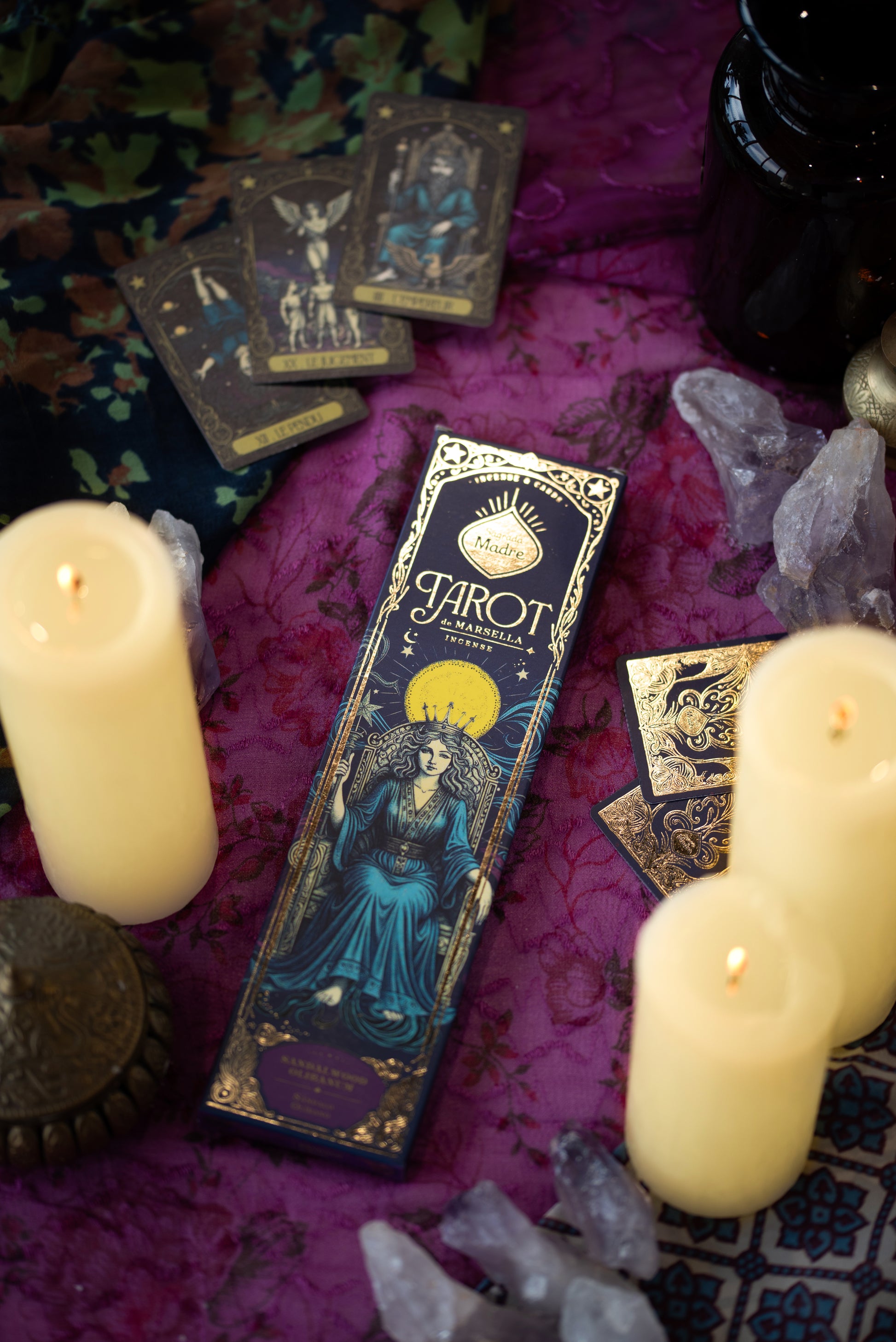 Betisoare parfumate naturale Sagrada Madre Tamaie Tarot