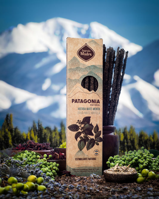 Bețișoare parfumate cu Yerba Mate și Mentă pentru stimularea vitalității (SAGRADA MADRE – Patagonia)