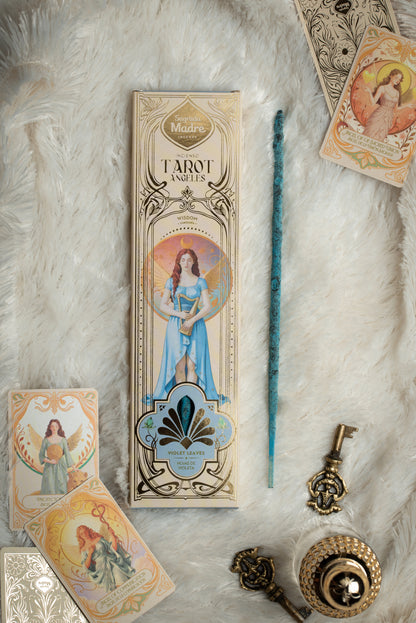 Bețișoare parfumate cu frunze de Violete pentru înțelepciune și claritate (SAGRADA MADRE – Tarot Angels)