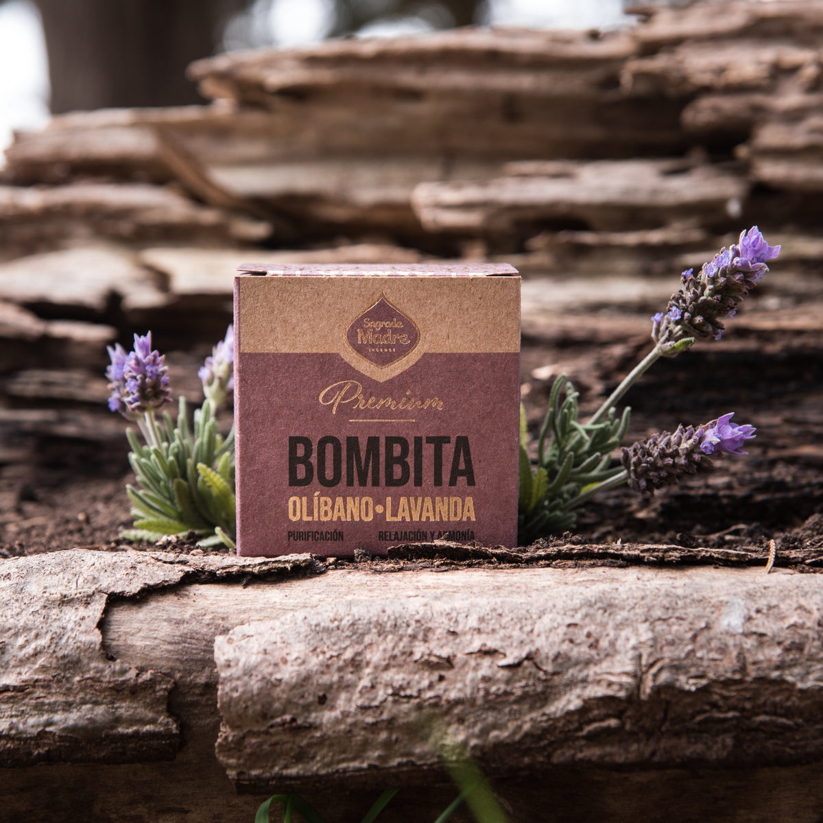 Bombe de fumigație Premium x8 cu Tămâie și Lavandă pentru relaxare profundă (SAGRADA MADRE - Bombitas Defumacion Premium)