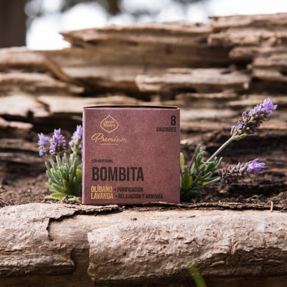 Bombe de fumigație Premium x8 cu Tămâie și Lavandă pentru relaxare profundă (SAGRADA MADRE - Bombitas Defumacion Premium)