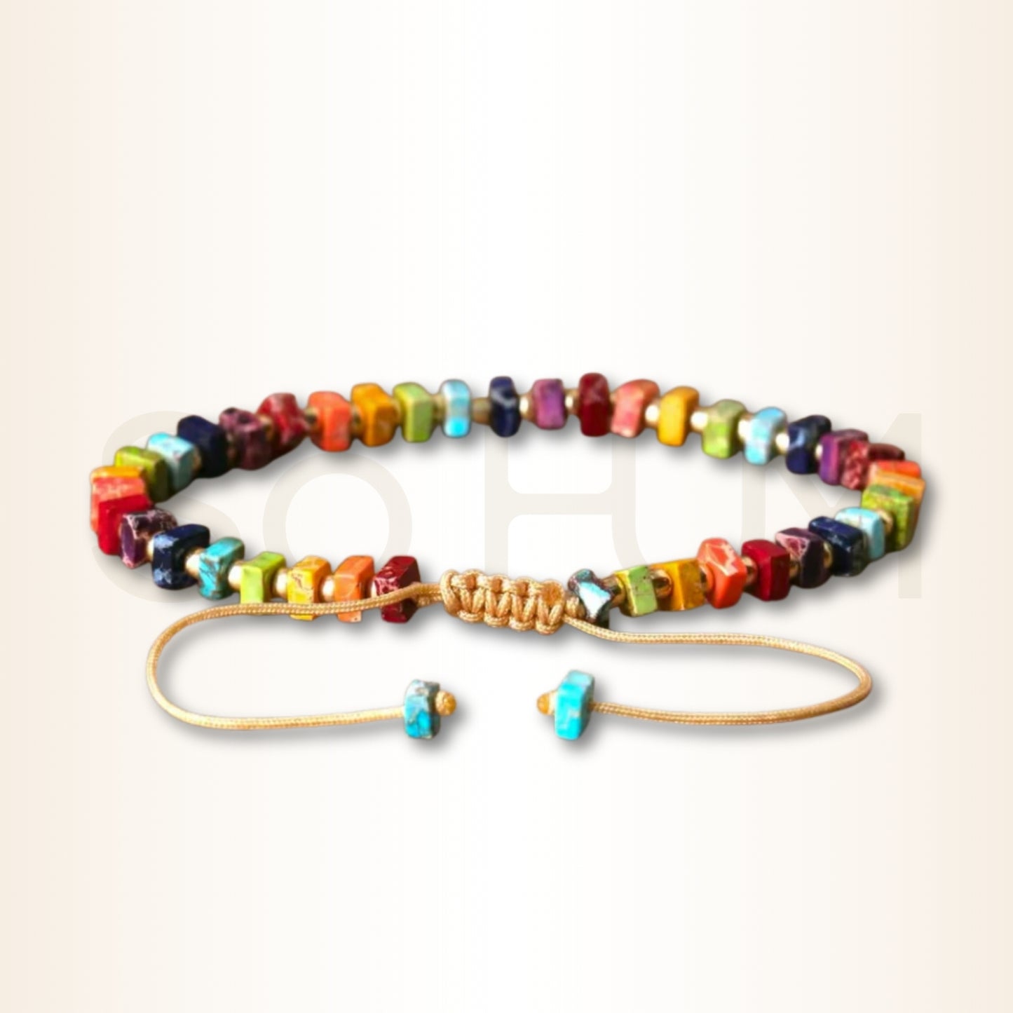 Brățară tibetană pentru echilibrarea celor 7 chakre