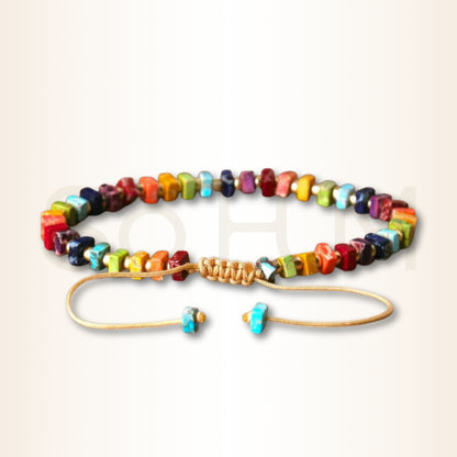 Brățară tibetană pentru echilibrarea celor 7 chakre