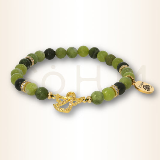 Brățara iubirii vindecătoare Divine cu Arhanghelul Chamuel și Jad Nefrit