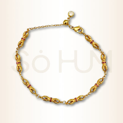 Brățară cu Vajra pentru protecție, claritate și putere interioară