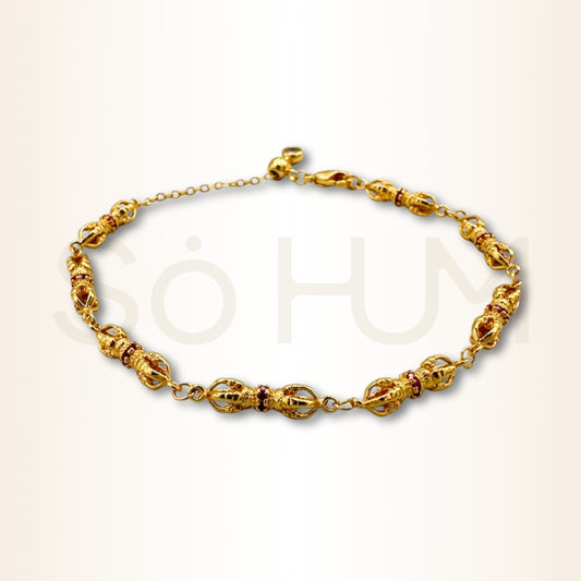 Brățară cu Vajra pentru protecție, claritate și putere interioară