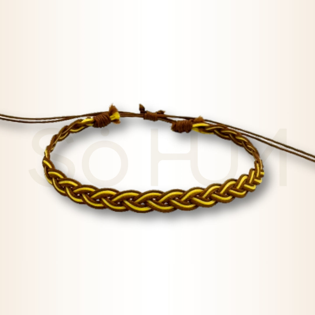 Brățară împletită pentru stabilitate și energie echilibrată