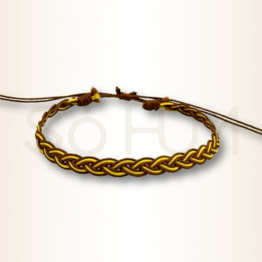 Brățară împletită pentru stabilitate și energie echilibrată