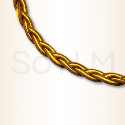 Brățară împletită pentru stabilitate și energie echilibrată