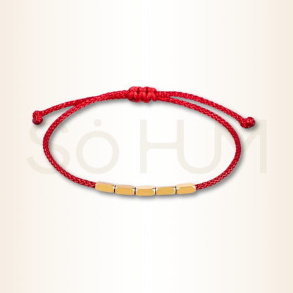 Brățară tibetană cu elemente din cupru (lite) pentru prosperitate