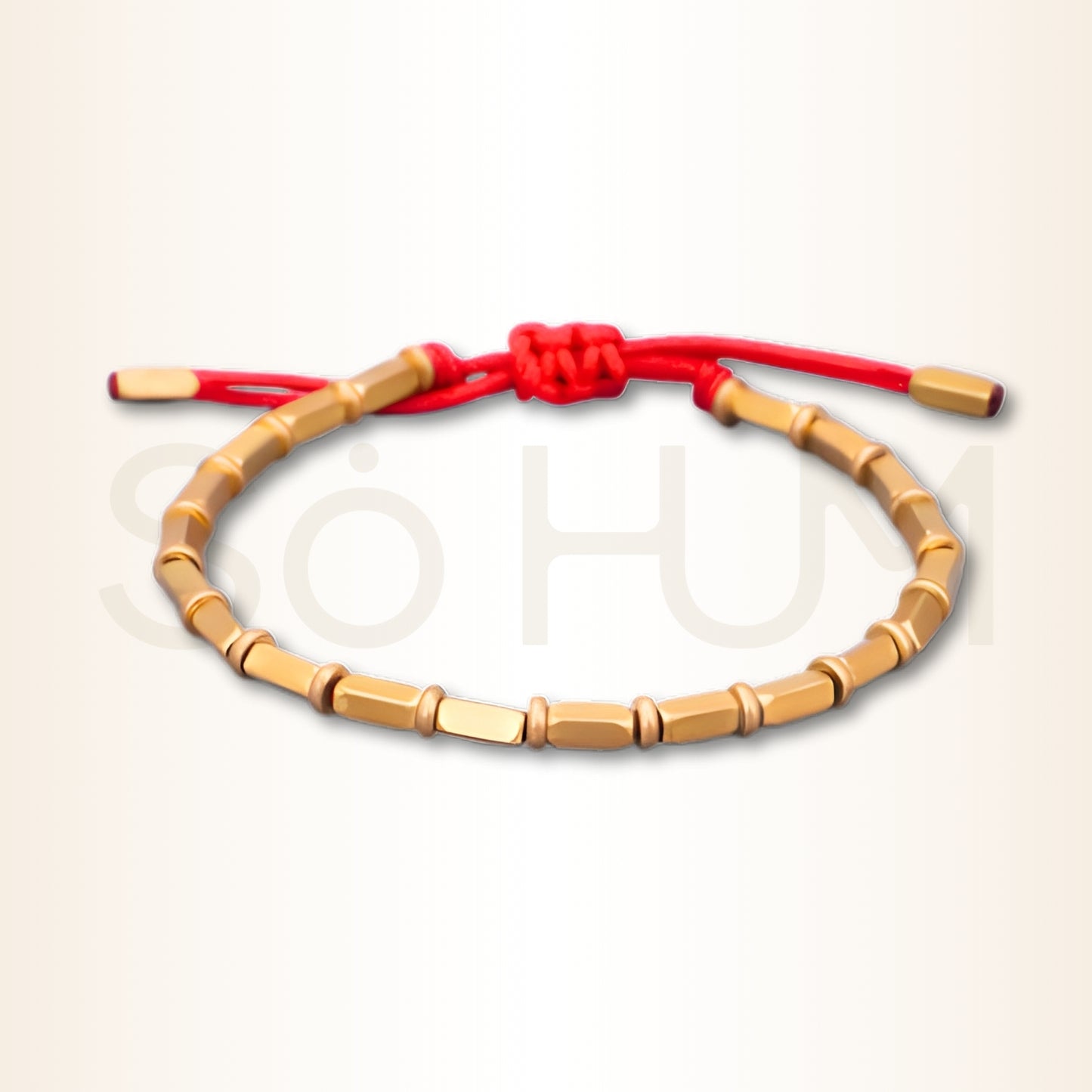 Brățară tibetană cu elemente din cupru pentru prosperitate și abundență