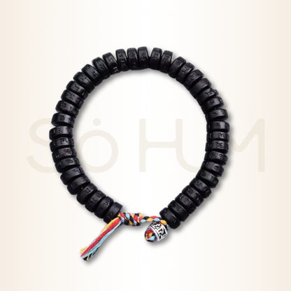 Brățară tibetană cu mantra Om Mani Padme Hum pentru protecție amplificată