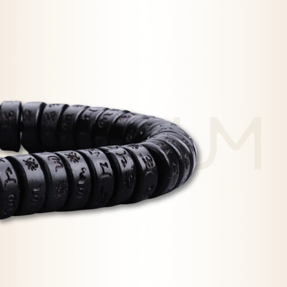 Brățară tibetană cu mantra Om Mani Padme Hum pentru protecție amplificată