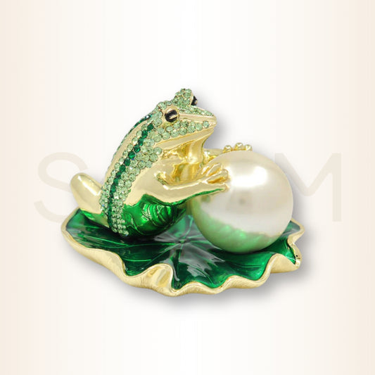 Broasca cu 3 piciore și perlă gigantică - pentru prosperitate și noroc neașteptat