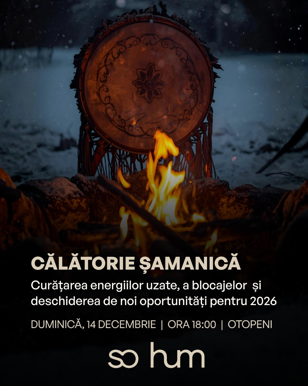 Călătorie Șamanică: Curățarea energiilor uzate, a blocajelor și deschiderea de noi oportunități pentru 2026