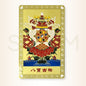 Card cu 8 simboluri tibetane - pentru viață împlinită și bunăstare