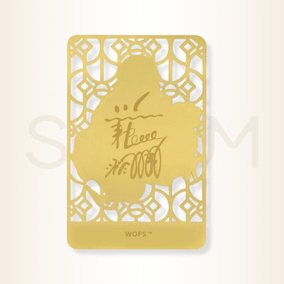 Card cu Buddha râzând - pentru binecuvântări Divine, prosperitate, bogăție și noroc