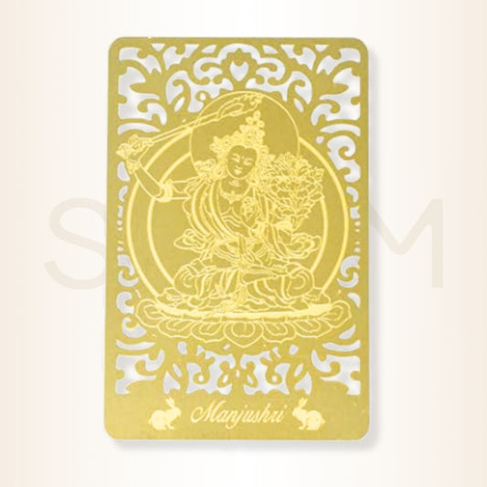 Card cu Manjushri - pentru înțelepciune și protecția nativilor Iepure