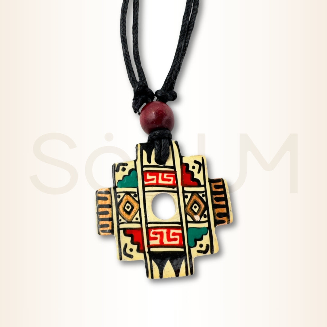 Colier Crucea Andină pentru armonie interioară și stabilitate