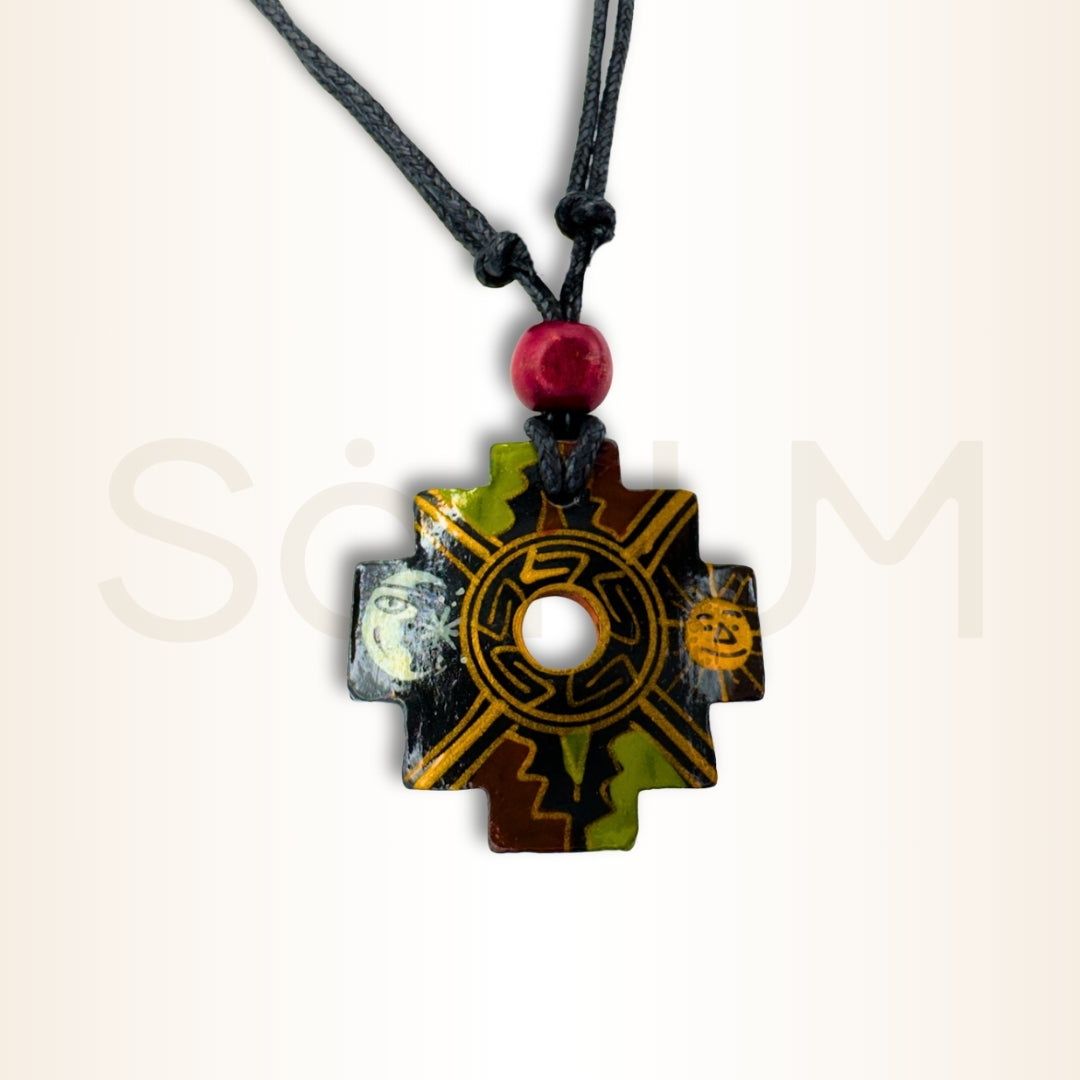 Colier Crucea Andină pentru echilibru energetic interior și protecție