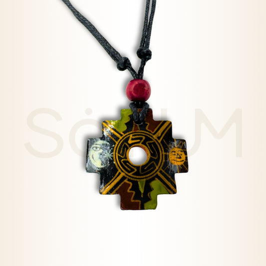 Colier Crucea Andină pentru echilibru energetic interior și protecție