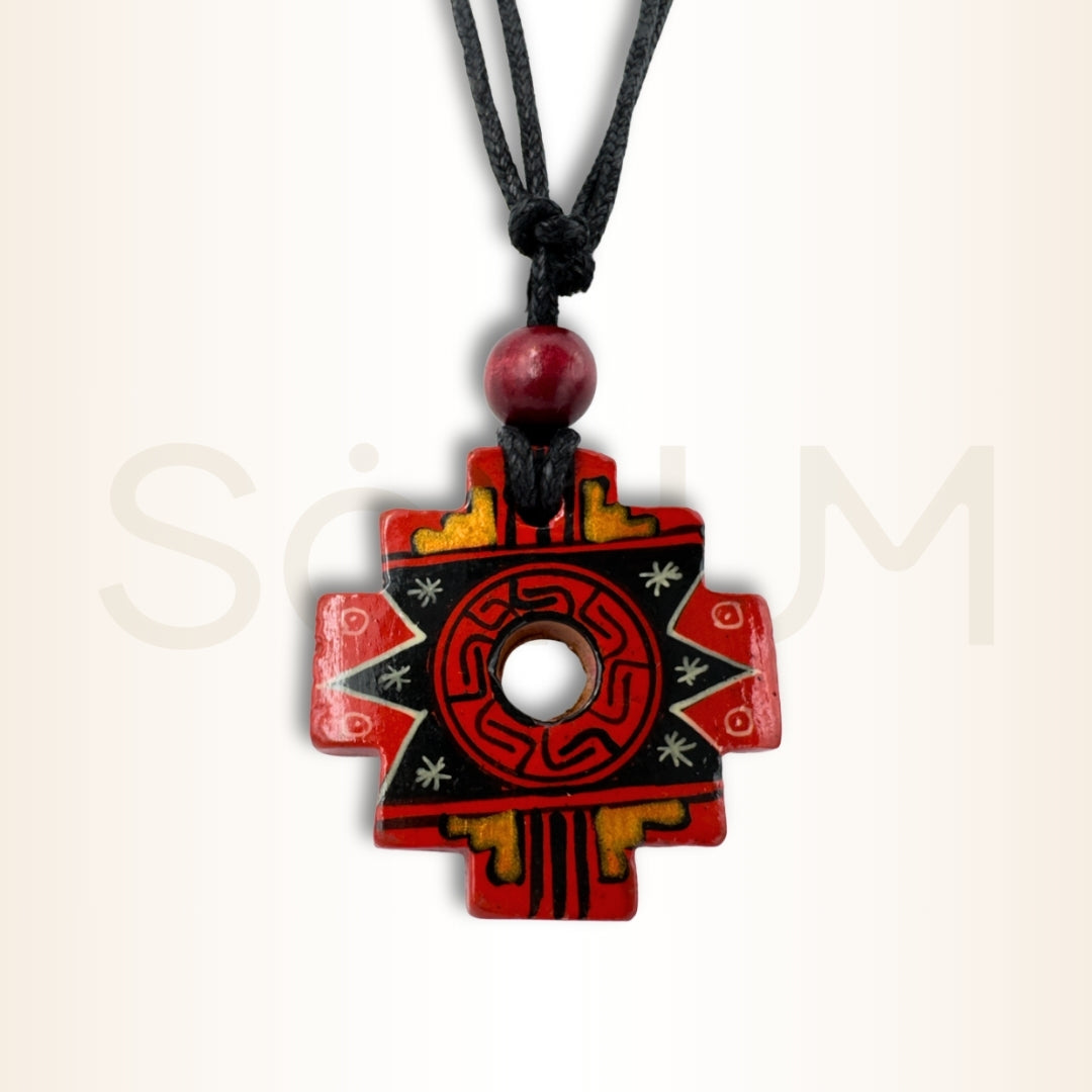 Colier Crucea Andină pentru protecție și putere